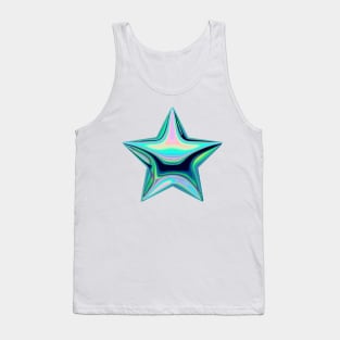 Holographic Star Tank Top